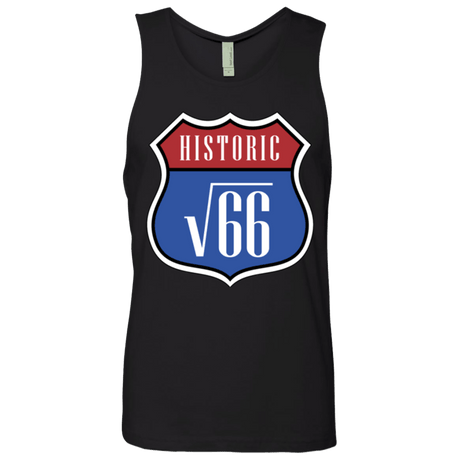T-Shirts Black / Small Route v66 Men's Premium Tank Top