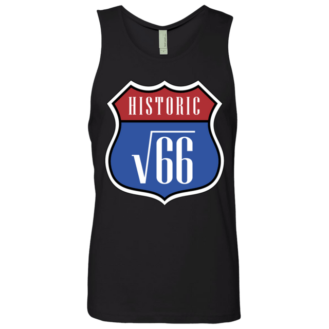 T-Shirts Black / Small Route v66 Men's Premium Tank Top
