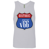 T-Shirts Heather Grey / Small Route v66 Men's Premium Tank Top