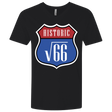 T-Shirts Black / X-Small Route v66 Men's Premium V-Neck