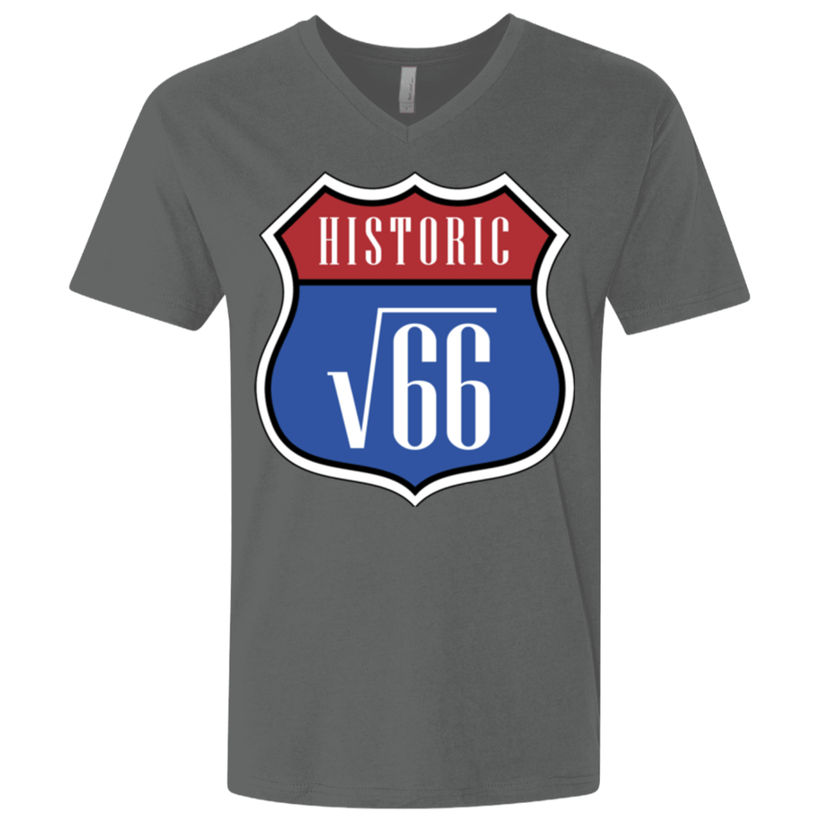 T-Shirts Heavy Metal / X-Small Route v66 Men's Premium V-Neck