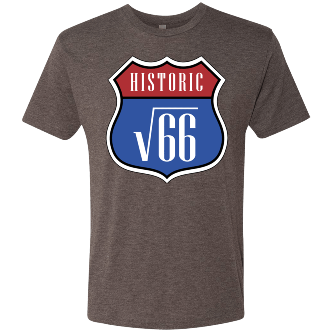 T-Shirts Macchiato / Small Route v66 Men's Triblend T-Shirt