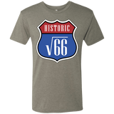 T-Shirts Venetian Grey / Small Route v66 Men's Triblend T-Shirt