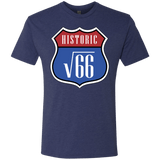 T-Shirts Vintage Navy / Small Route v66 Men's Triblend T-Shirt