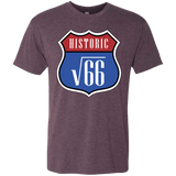 T-Shirts Vintage Purple / Small Route v66 Men's Triblend T-Shirt