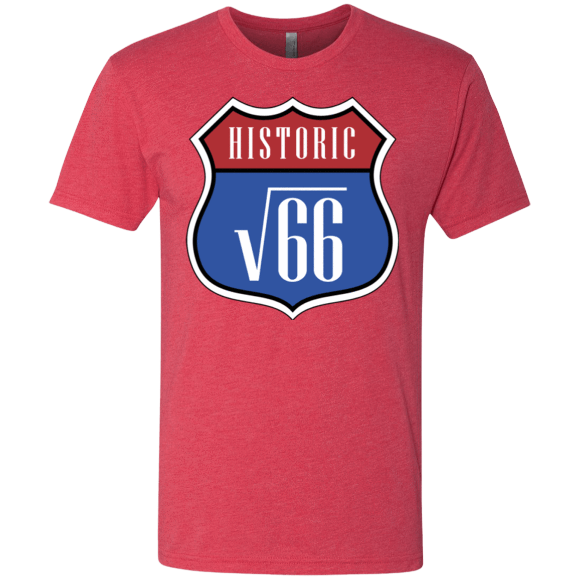 T-Shirts Vintage Red / Small Route v66 Men's Triblend T-Shirt