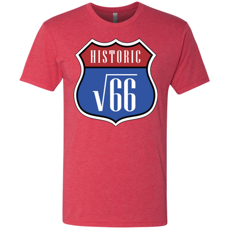 T-Shirts Vintage Red / Small Route v66 Men's Triblend T-Shirt