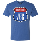 T-Shirts Vintage Royal / Small Route v66 Men's Triblend T-Shirt