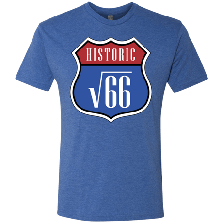 T-Shirts Vintage Royal / Small Route v66 Men's Triblend T-Shirt