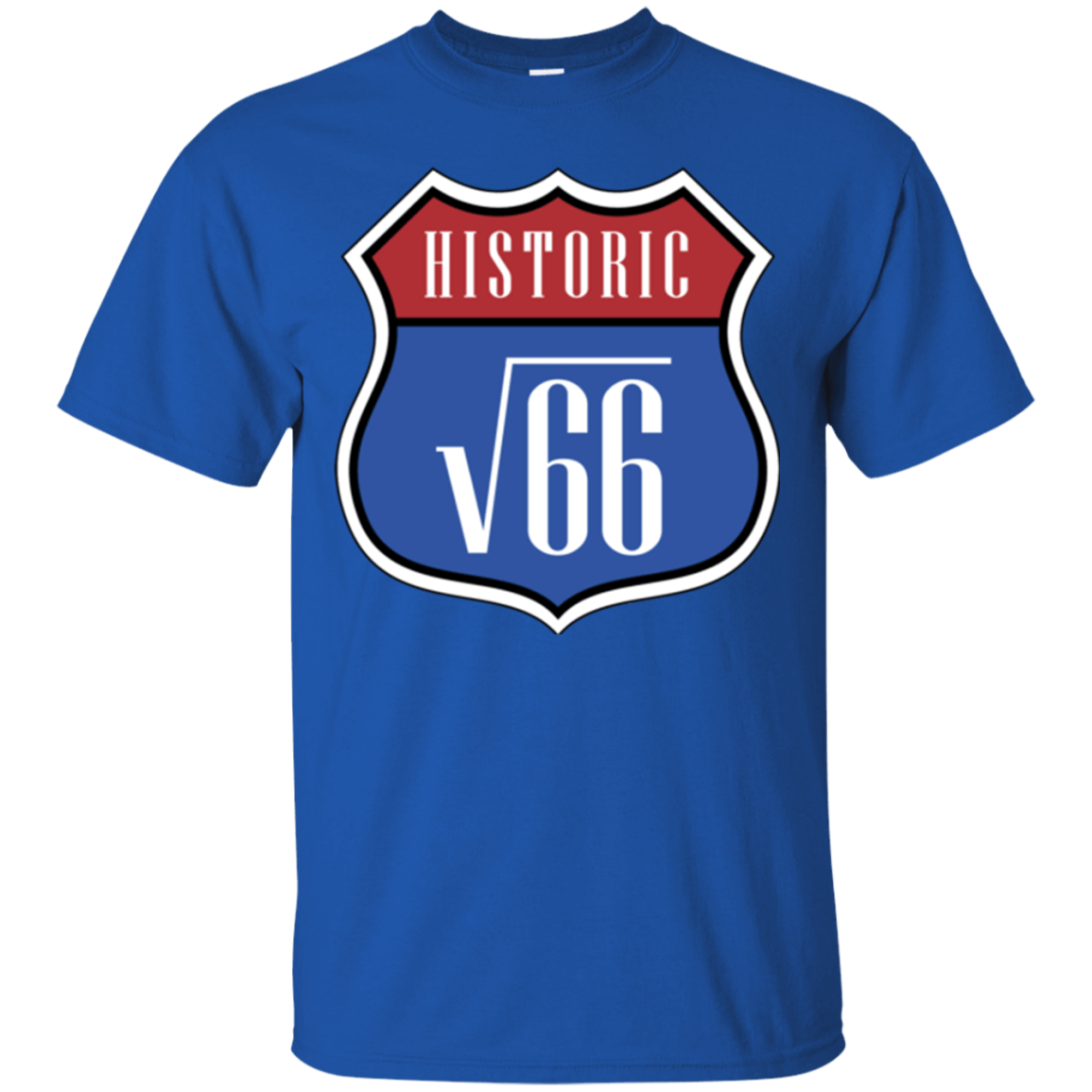 T-Shirts Royal / Small Route v66 T-Shirt