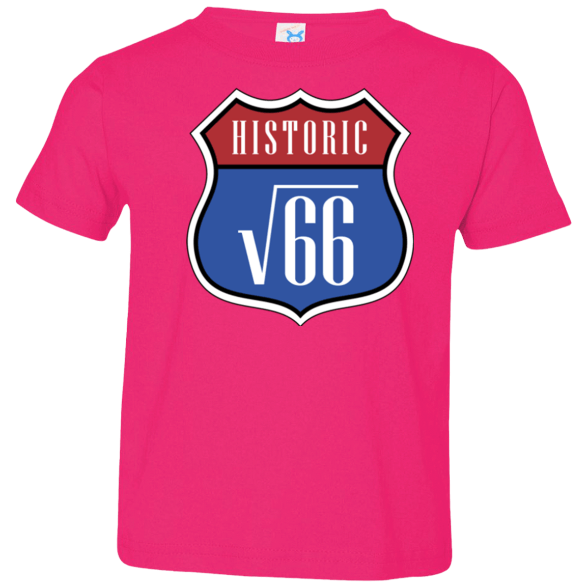 T-Shirts Hot Pink / 2T Route v66 Toddler Premium T-Shirt