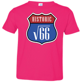 T-Shirts Hot Pink / 2T Route v66 Toddler Premium T-Shirt