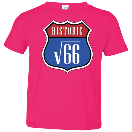 T-Shirts Hot Pink / 2T Route v66 Toddler Premium T-Shirt
