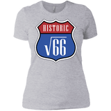 T-Shirts Heather Grey / X-Small Route v66 Women's Premium T-Shirt