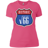 T-Shirts Hot Pink / X-Small Route v66 Women's Premium T-Shirt