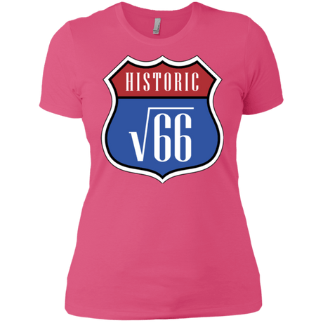 T-Shirts Hot Pink / X-Small Route v66 Women's Premium T-Shirt