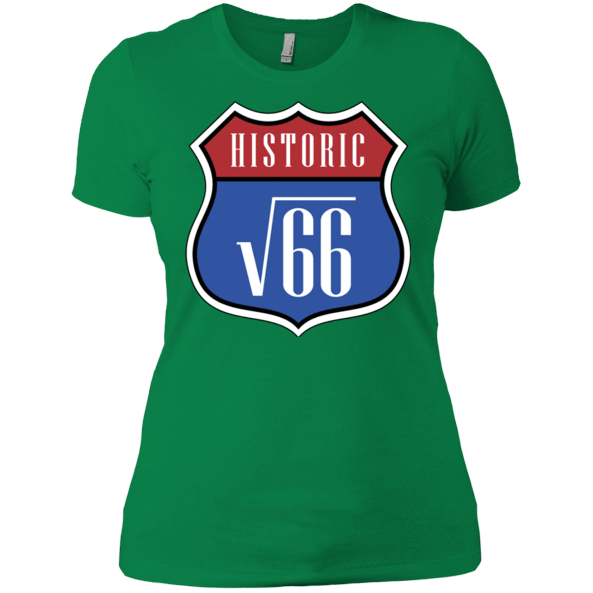 T-Shirts Kelly Green / X-Small Route v66 Women's Premium T-Shirt