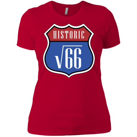 T-Shirts Red / X-Small Route v66 Women's Premium T-Shirt