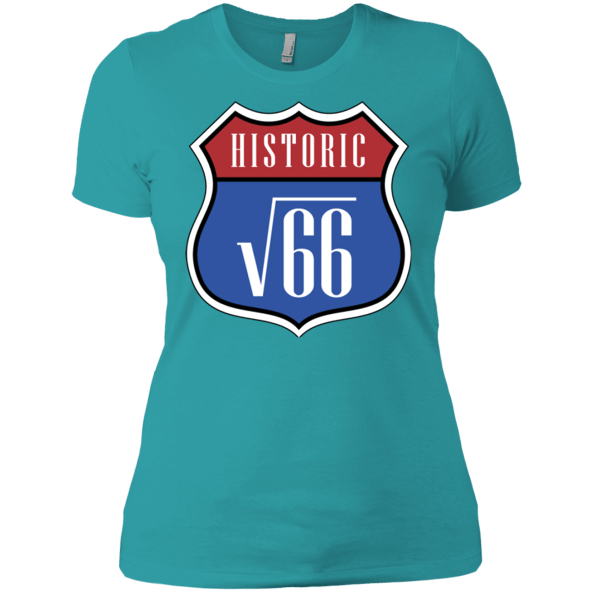 T-Shirts Tahiti Blue / X-Small Route v66 Women's Premium T-Shirt