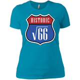 T-Shirts Turquoise / X-Small Route v66 Women's Premium T-Shirt