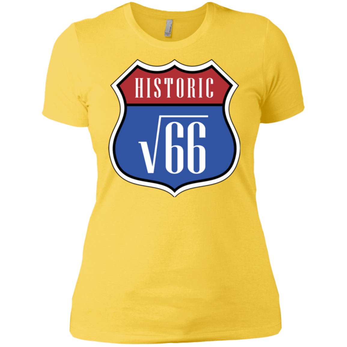 T-Shirts Vibrant Yellow / X-Small Route v66 Women's Premium T-Shirt