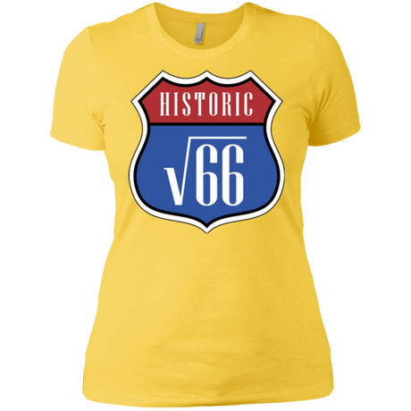 T-Shirts Vibrant Yellow / X-Small Route v66 Women's Premium T-Shirt