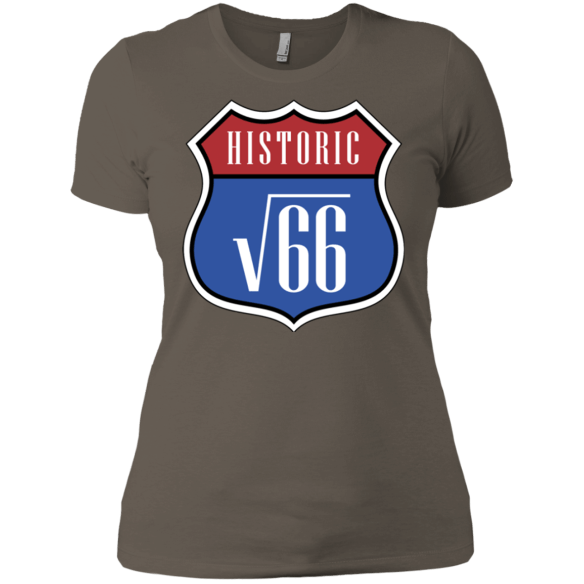 T-Shirts Warm Grey / X-Small Route v66 Women's Premium T-Shirt