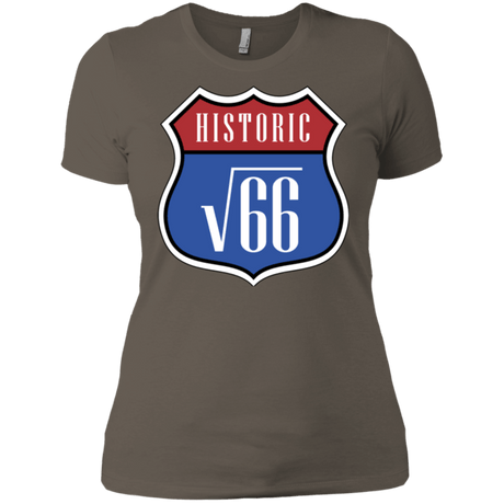 T-Shirts Warm Grey / X-Small Route v66 Women's Premium T-Shirt