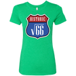T-Shirts Envy / Small Route v66 Women's Triblend T-Shirt