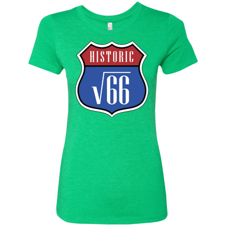 T-Shirts Envy / Small Route v66 Women's Triblend T-Shirt
