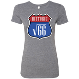 T-Shirts Premium Heather / Small Route v66 Women's Triblend T-Shirt