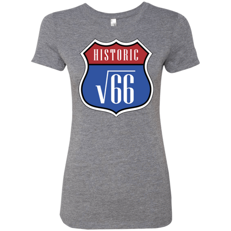 T-Shirts Premium Heather / Small Route v66 Women's Triblend T-Shirt