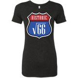 T-Shirts Vintage Black / Small Route v66 Women's Triblend T-Shirt
