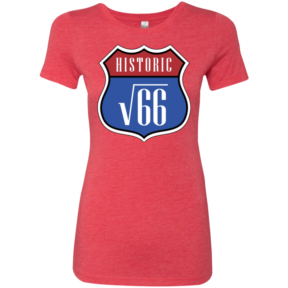T-Shirts Vintage Red / Small Route v66 Women's Triblend T-Shirt
