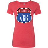 T-Shirts Vintage Red / Small Route v66 Women's Triblend T-Shirt
