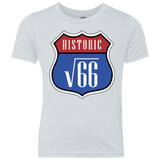 T-Shirts Heather White / YXS Route v66 Youth Triblend T-Shirt