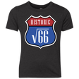T-Shirts Vintage Black / YXS Route v66 Youth Triblend T-Shirt