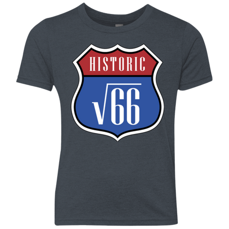 T-Shirts Vintage Navy / YXS Route v66 Youth Triblend T-Shirt