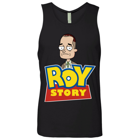 T-Shirts Black / Small Roy Story Men's Premium Tank Top