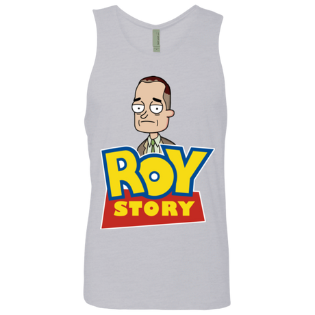 T-Shirts Heather Grey / Small Roy Story Men's Premium Tank Top