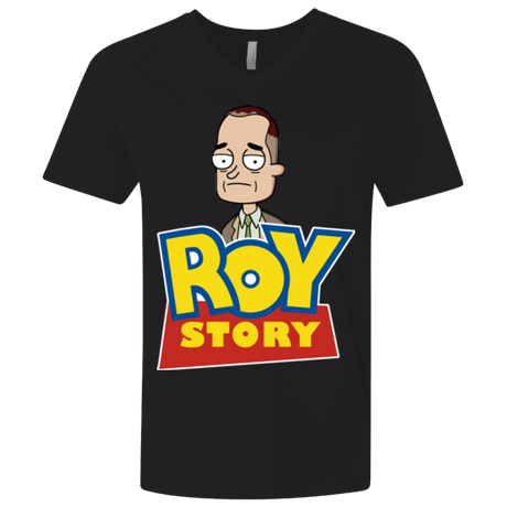 T-Shirts Black / X-Small Roy Story Men's Premium V-Neck