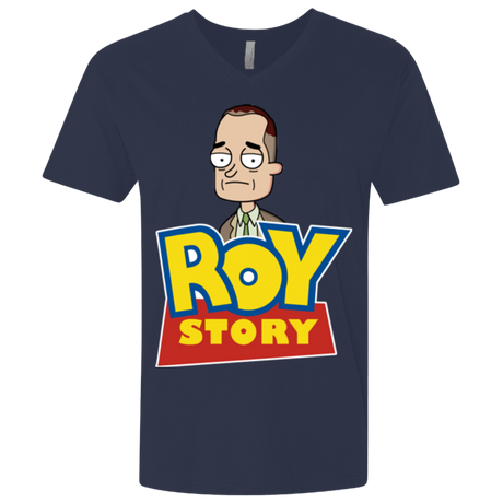 T-Shirts Midnight Navy / X-Small Roy Story Men's Premium V-Neck