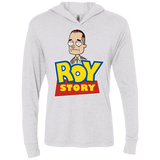 T-Shirts Heather White / X-Small Roy Story Triblend Long Sleeve Hoodie Tee
