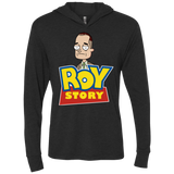 T-Shirts Vintage Black / X-Small Roy Story Triblend Long Sleeve Hoodie Tee