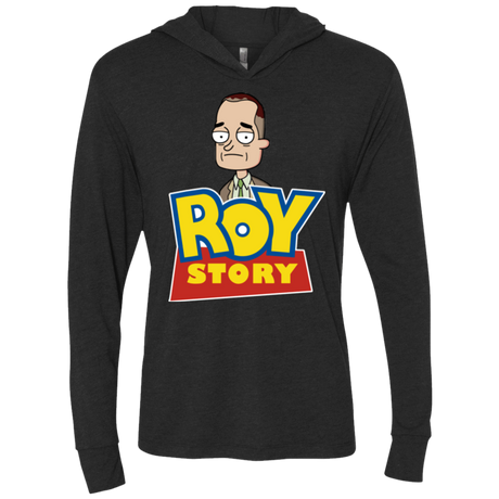 T-Shirts Vintage Black / X-Small Roy Story Triblend Long Sleeve Hoodie Tee
