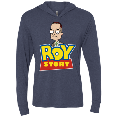 T-Shirts Vintage Navy / X-Small Roy Story Triblend Long Sleeve Hoodie Tee