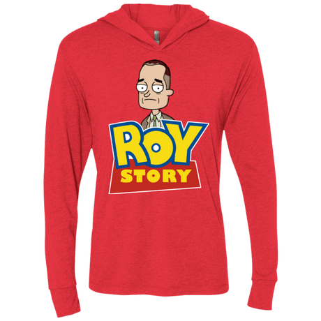 T-Shirts Vintage Red / X-Small Roy Story Triblend Long Sleeve Hoodie Tee