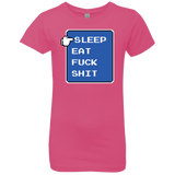 T-Shirts Hot Pink / YXS RPG LIFE Girls Premium T-Shirt