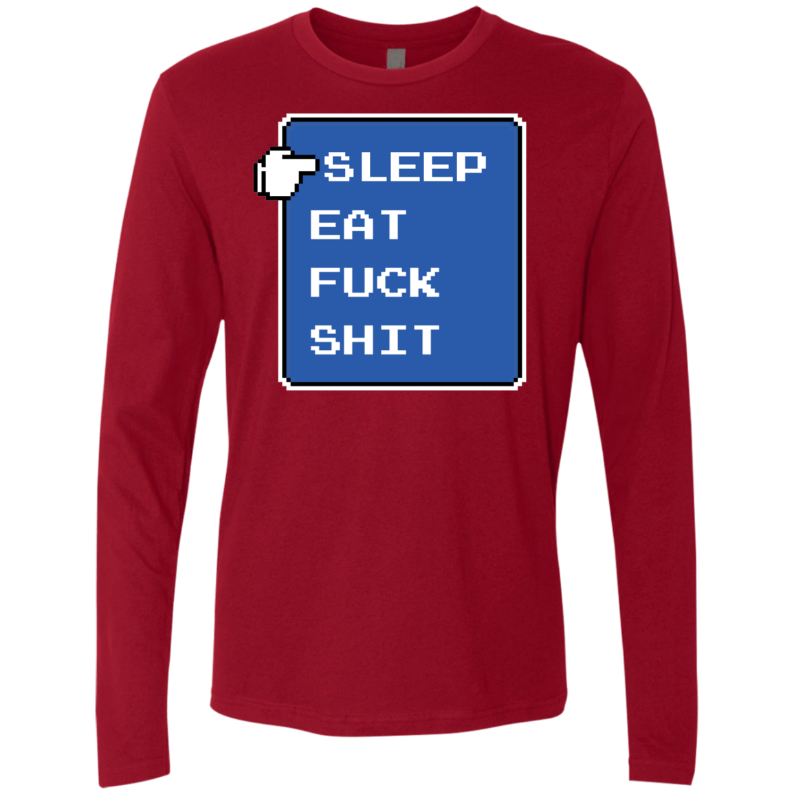 T-Shirts Cardinal / Small RPG LIFE Men's Premium Long Sleeve