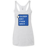 T-Shirts Heather White / X-Small RPG LIFE Women's Triblend Racerback Tank